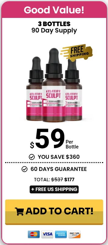 Gelatine Sculpt three bottles order