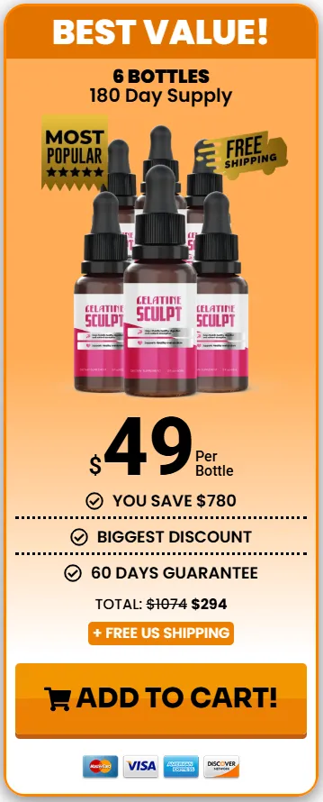 Gelatine Sculpt 6 bottles